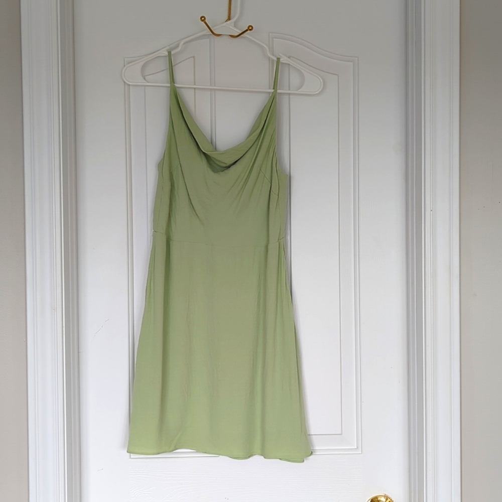 Aritzia Sun-deh mini-dress in Sage